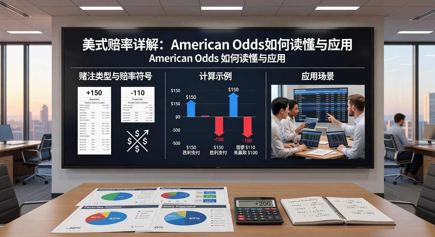 美式赔率 american odds｜换算规则与投注技巧