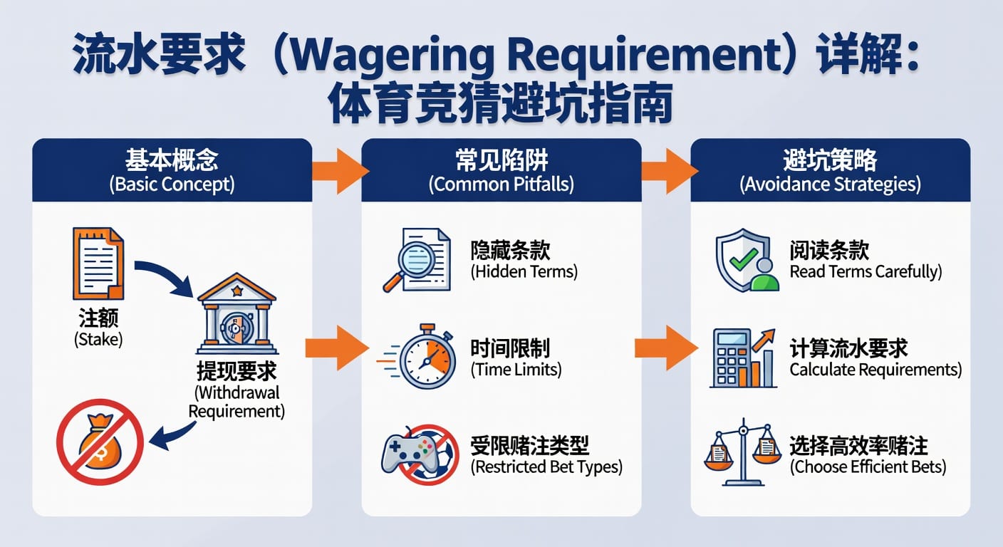 流水要求 wagering requirement：规则解析与计算