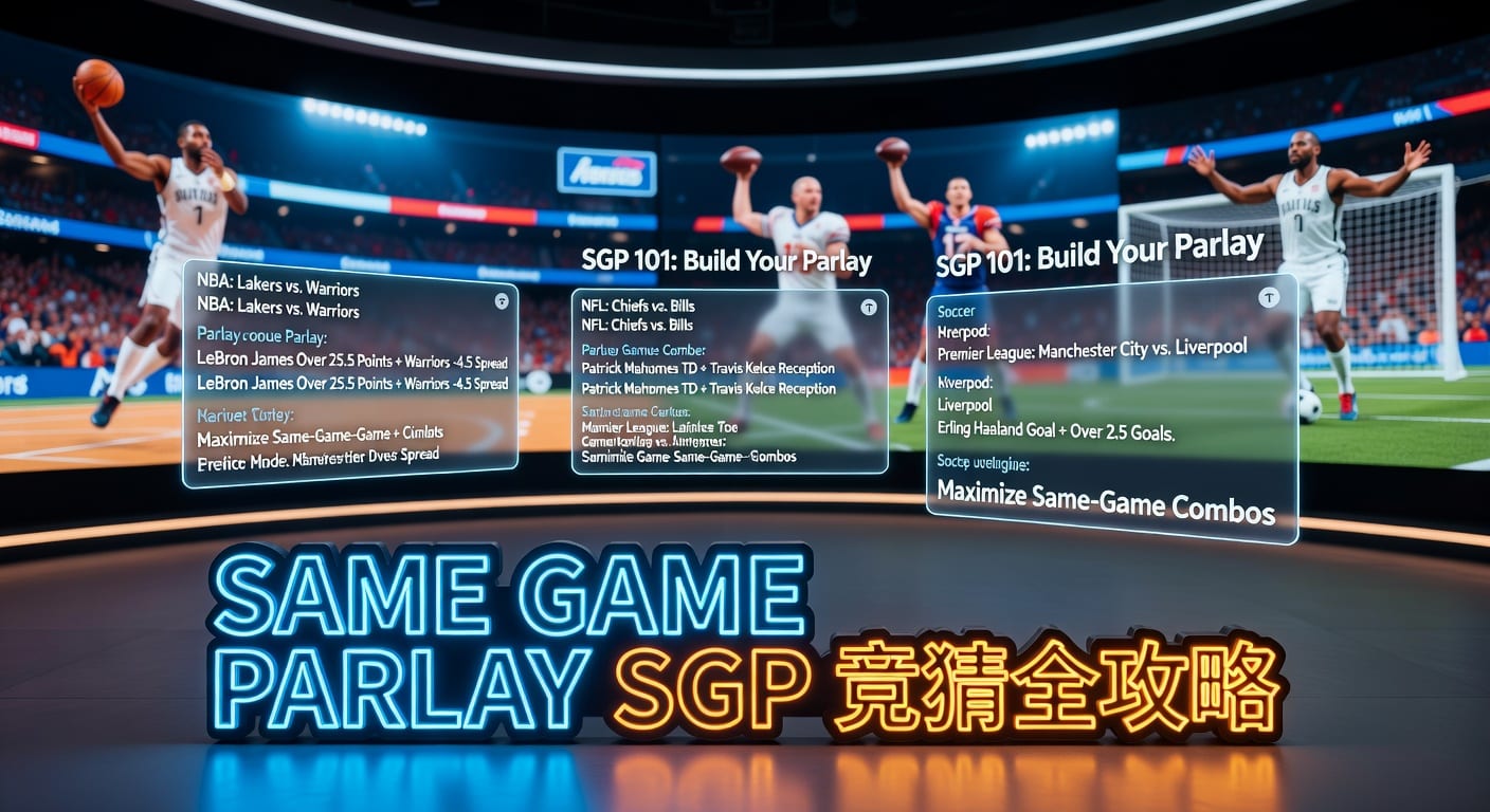 same game parlay SGP投注技巧与风控思路